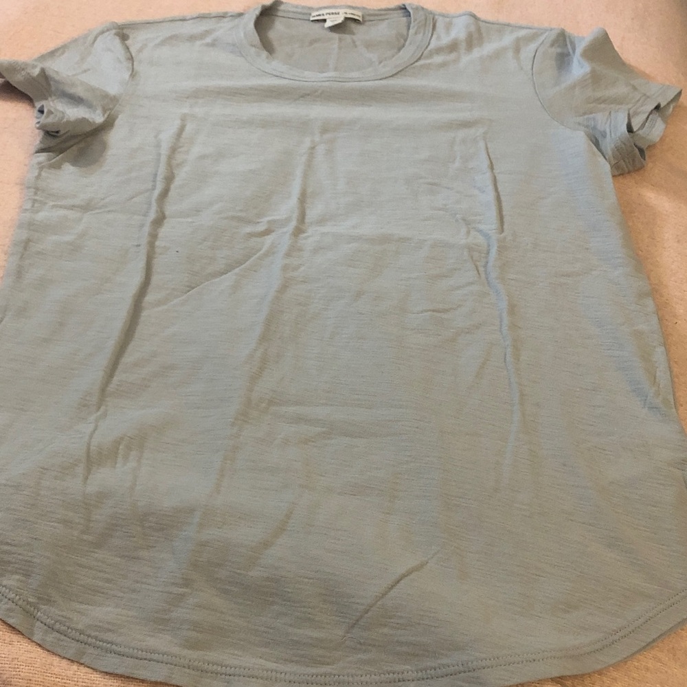 James Perse Sky Blue Short Sleeve Tee